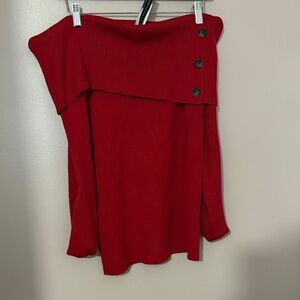 Banana Republic Red off the shoulder  Top